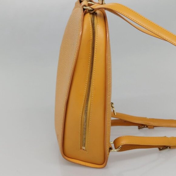 LOUIS VUITTON Epi Mabillon Backpack Yellow M52239 LV Auth ep10799 - Picture 4 of 16